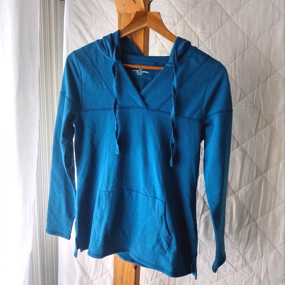3 /$15 Sonoma Life+Style green/ blue hoodie - Picture 1 of 3
